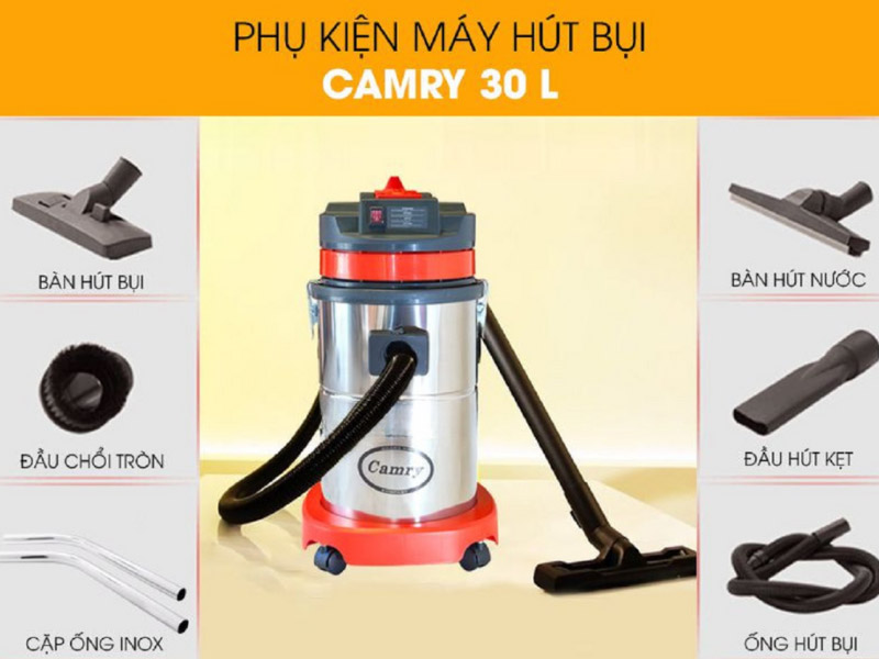 Máy hút bụi công nghiệp Camry 30L