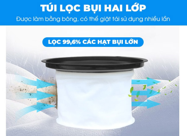 Máy Hút Bụi Công Nghiệp Camry BF-570 15L (1000W)