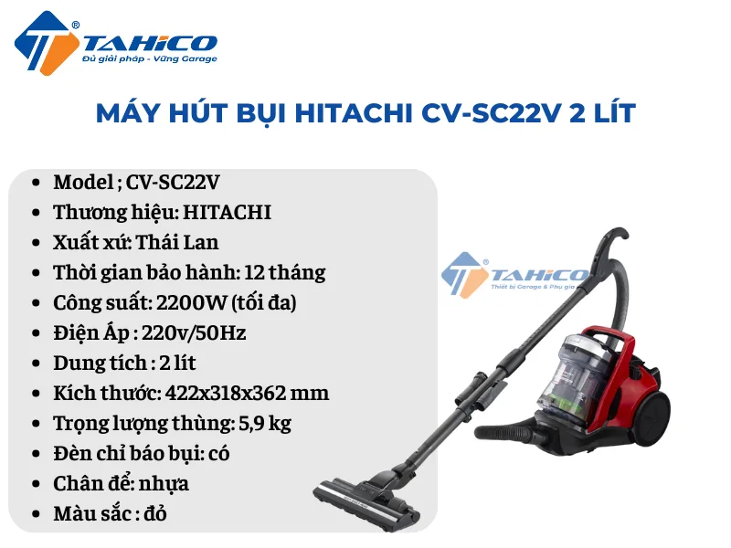 Đặc điểm tính năng Hitachi CV-SC22V