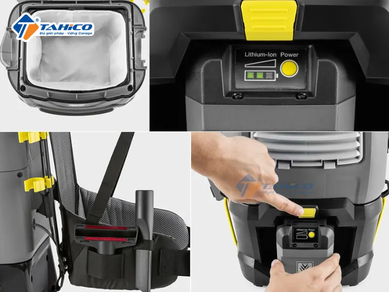 Máy hút bụi khô Karcher BV 5/1 800W 5L