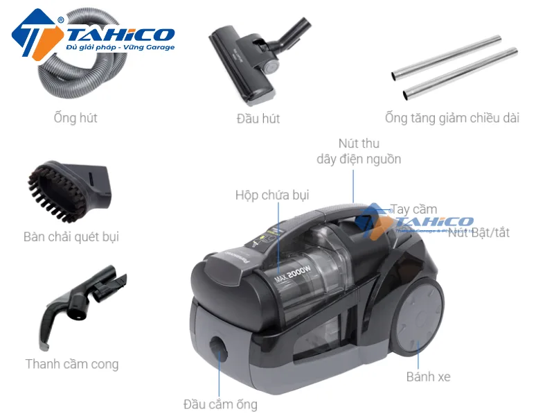 Hình ảnh sản phẩm Máy hút bụi Panasonic MC-CL565KN46 2lít