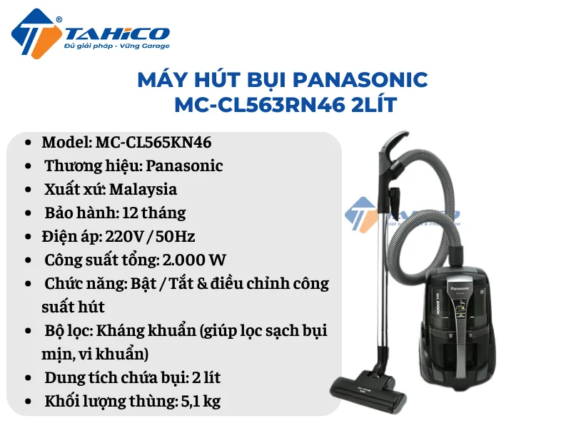 Đặc điểm tính năng Panasonic MC-CL565KN46