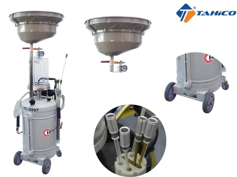 Máy hút dầu thải ô tô dùng khí nén HC-2297