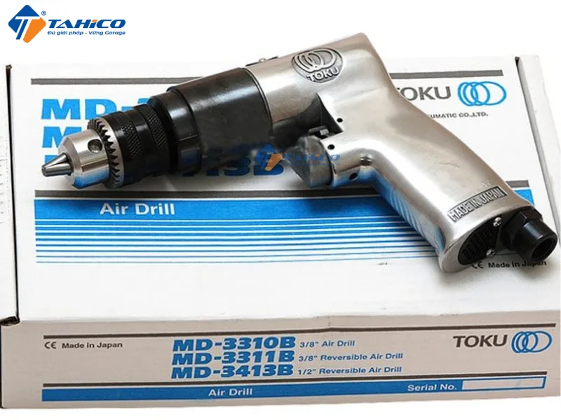 Hình ảnh sản phẩm Máy khoan hơi cầm tay Toku MD-3311B dùng khí nén 3/8″