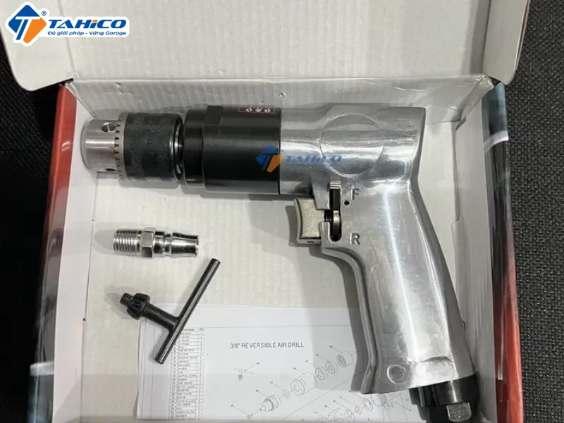 Hình ảnh sản phẩm Máy khoan hơi cầm tay Toku MD-3311B dùng khí nén 3/8″
