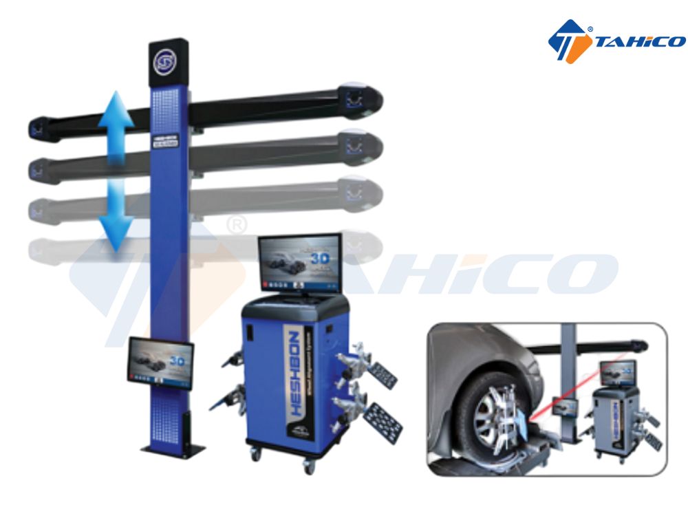 Máy kiểm tra góc đặt bánh xe 3D Heshbon HA-7000