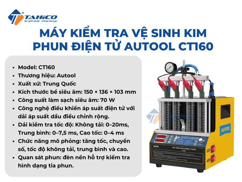 Đặc điểm tính năng Autool CT160