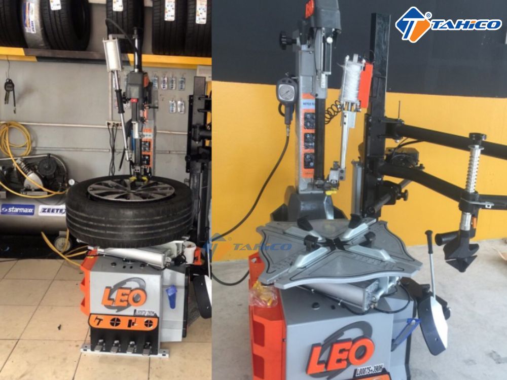 Máy làm lốp móc tự động LEO L8087s + 390H Italy