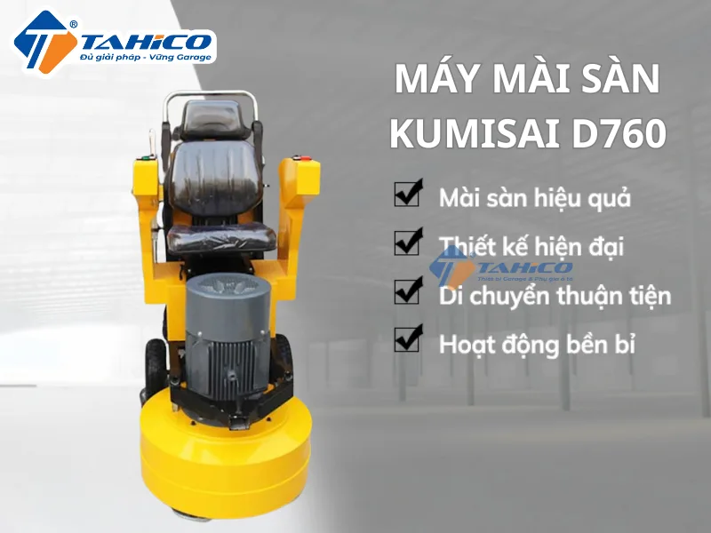 Hình ảnh sản phẩm Máy mài sàn bê tông Kumisai D760