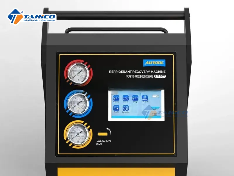 Máy nạp ga điều hòa ô tô Autool LM707 | Tự động