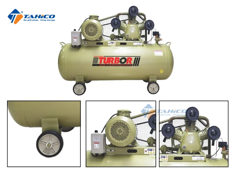 Máy nén khí 1 cấp Turbor TB-4200/8 4hp, 200 lít, 8 bar