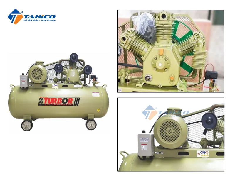 Máy nén khí 2 cấp Turbor TB-100300/12.5 10hp, 300 lít, 12.5 bar