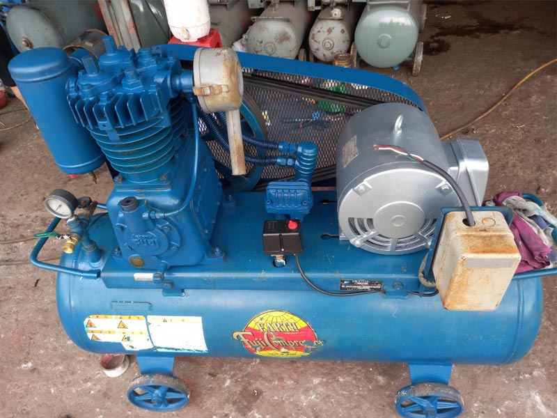 Máy nén khí 5hp nội địa Nhật bãi 200 lít áp cao