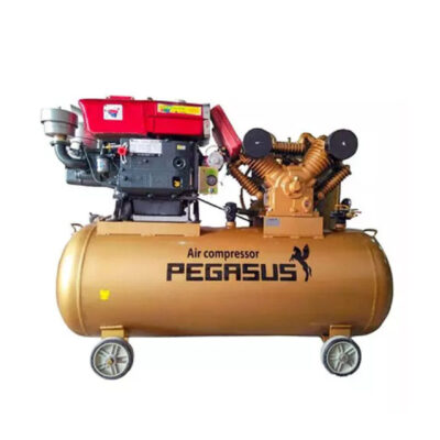 Máy nén khí chạy bằng dầu Diesel 10HP 500 lít 1 cấp