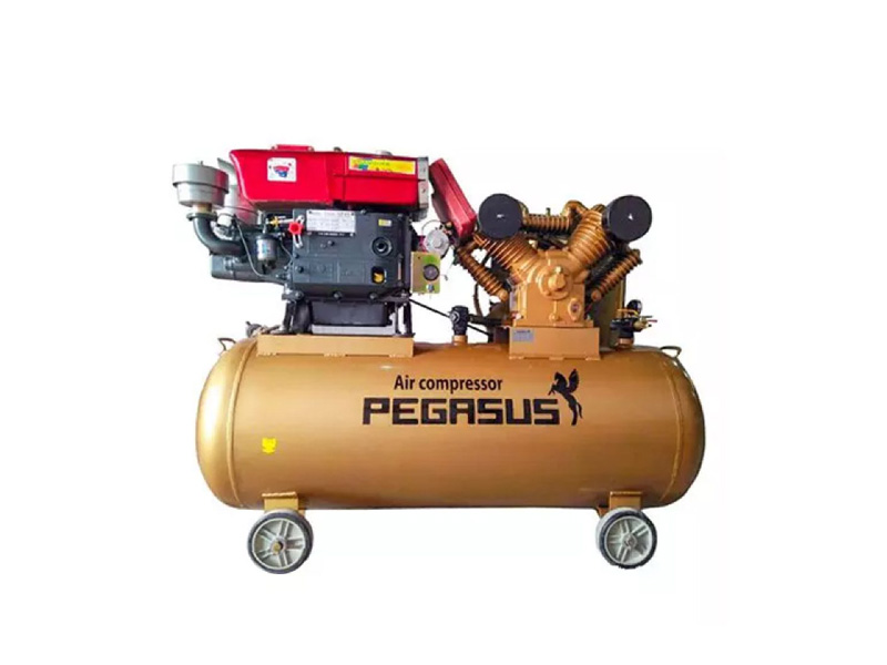 Máy nén khí chạy bằng dầu Diesel 15HP 500 lít 1 cấp