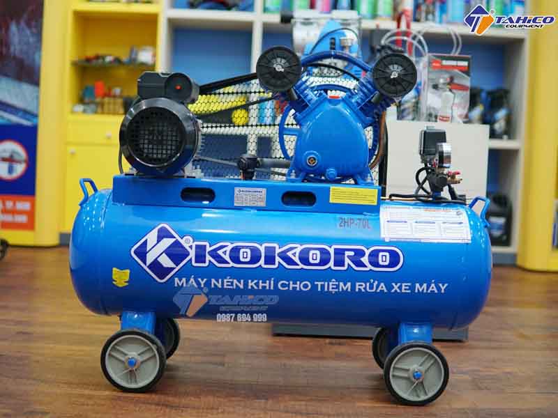 Máy nén khí cho tiệm rửa xe máy Kokoro 2HP