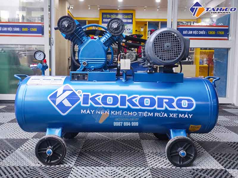 Máy nén khí cho tiệm rửa xe không cầu quy mô lớn Kokoro 4HP
