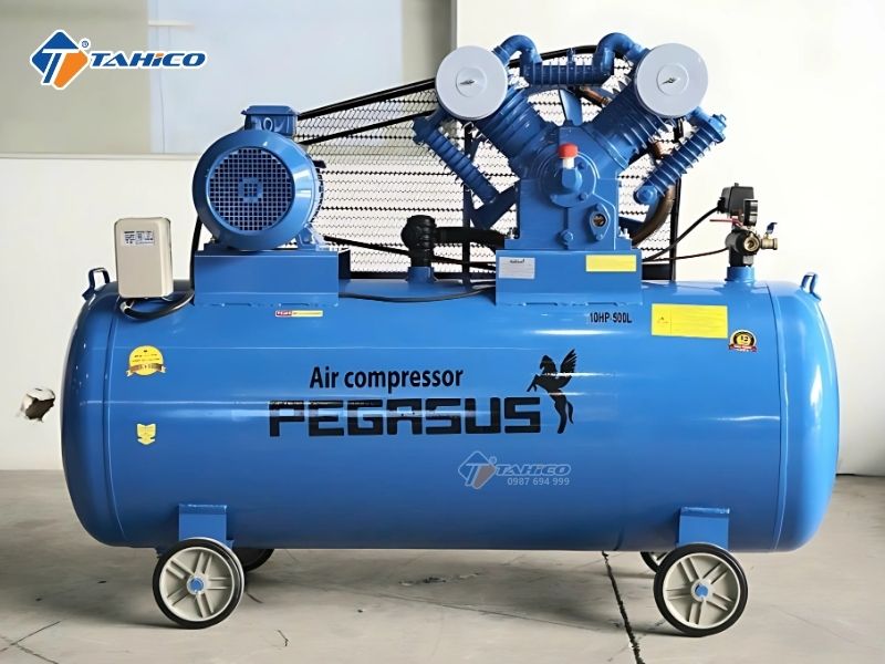 Máy nén khí dây đai Pegasus 10HP 500 lít 2 cấp