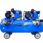 Máy nén khí dây đai Pegasus 2 đầu nén 2 motor 2 cấp