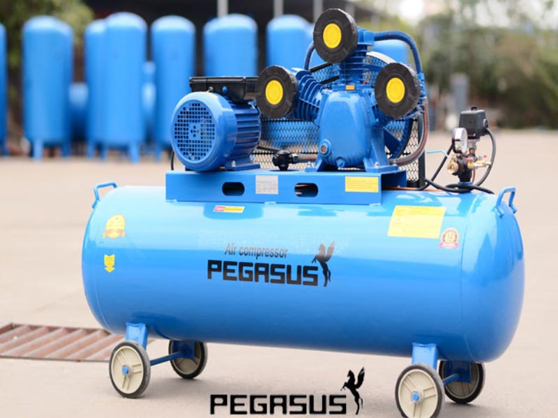 Máy nén khí dây đai Pegasus 2HP 120 lít