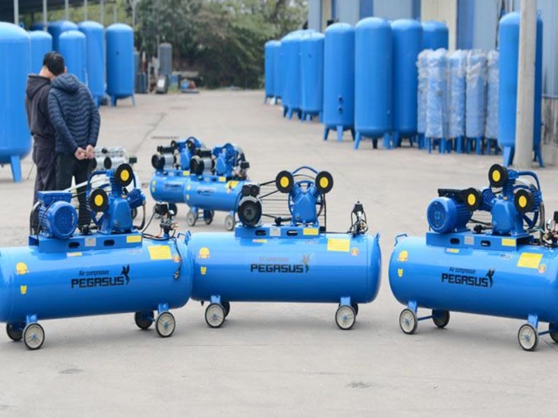 Máy nén khí dây đai Pegasus 2HP 120 lít