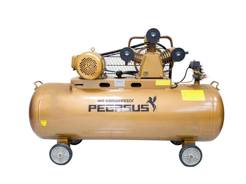 Máy nén khí dây đai Pegasus 4HP 120 lít 1 cấp 1 pha