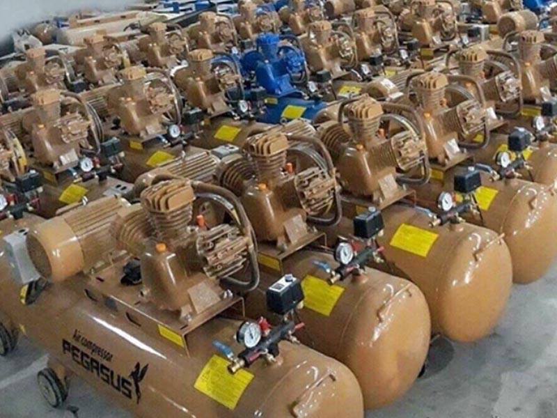Máy nén khí dây đai Pegasus 4HP 120 lít 1 cấp 1 pha