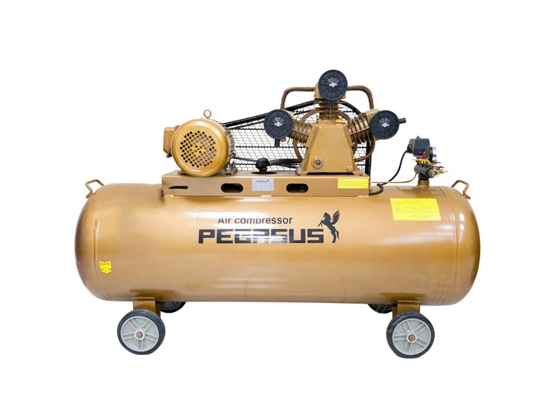 Máy nén khí dây đai Pegasus 4HP 230 lít 2 cấp 1 pha