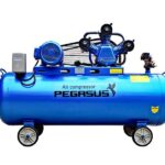 Máy nén khí dây đai Pegasus 4HP 330 lít 1 cấp 3 pha