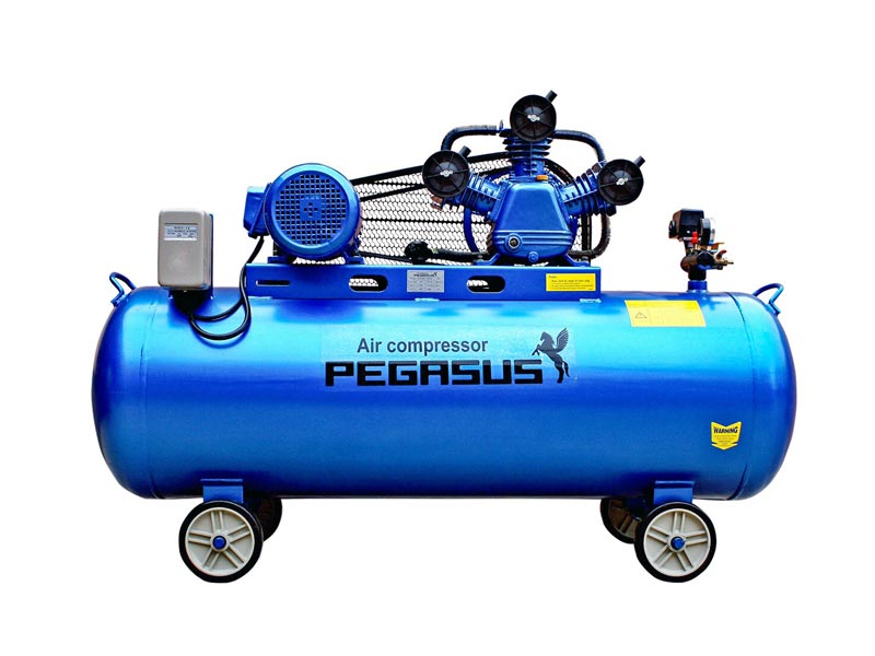Máy nén khí dây đai Pegasus 4HP 330 lít 1 cấp 3 pha