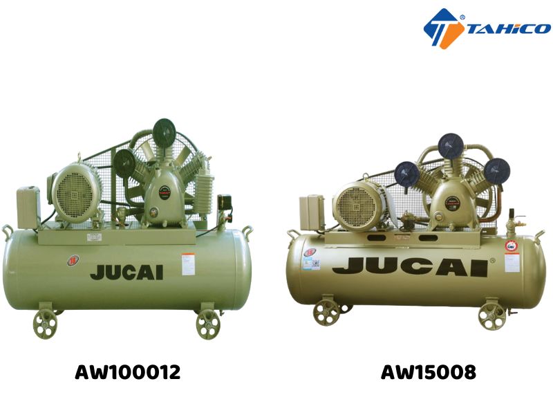 Máy nén khí Jucai 11kW 8-12bar model AW100012 và AW15008