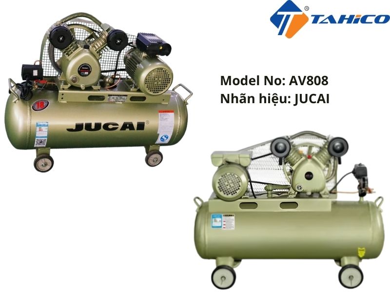 Máy nén khí JUCAI AV0808 0,7 kW (1 HP) 8 Bar 70L