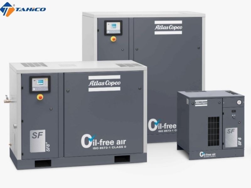 Máy nén khí không dầu Alas Copco cho y tế - bệnh viện
