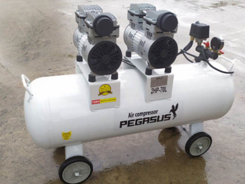 Máy nén khí không dầu giảm âm Pegasus 2HP