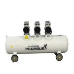Máy nén khí không dầu giảm âm Pegasus 3HP 120 lít