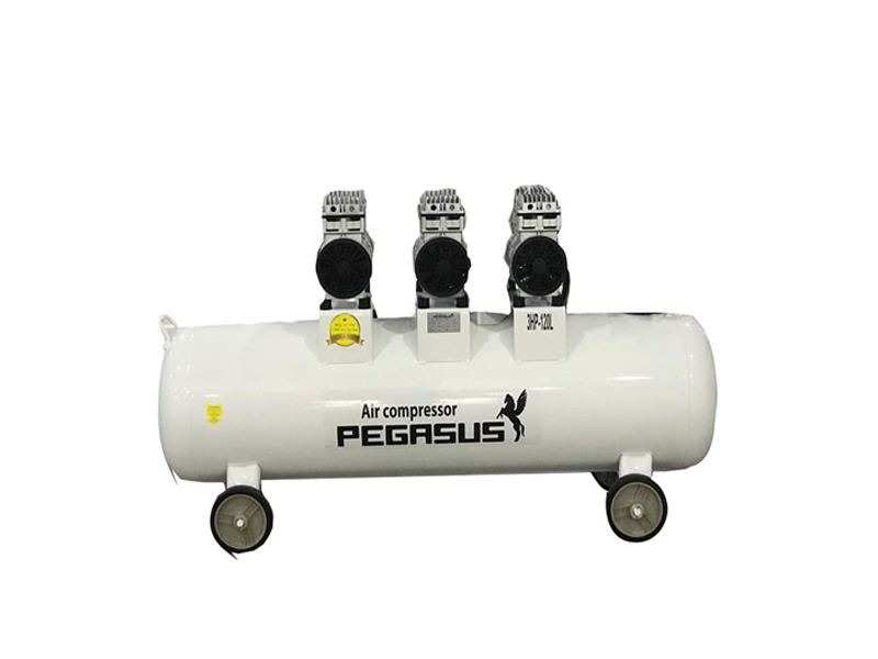 Máy nén khí không dầu giảm âm Pegasus 3HP 120 lít
