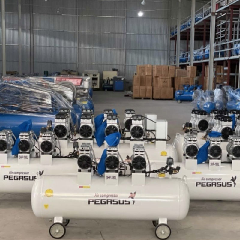 Máy nén khí không dầu giảm âm Pegasus 4.5HP