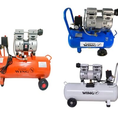 Máy nén khí không dầu giảm âm Wing 1hp