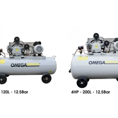 Máy nén khí 2 cấp Omega W-0.30/12.5-120L 4hp, 12.5 bar | 120 lít và 200 lít