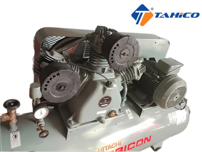 Máy nén khí Piston có dầu Hitachi 7.5P-9.5V5A (235L)