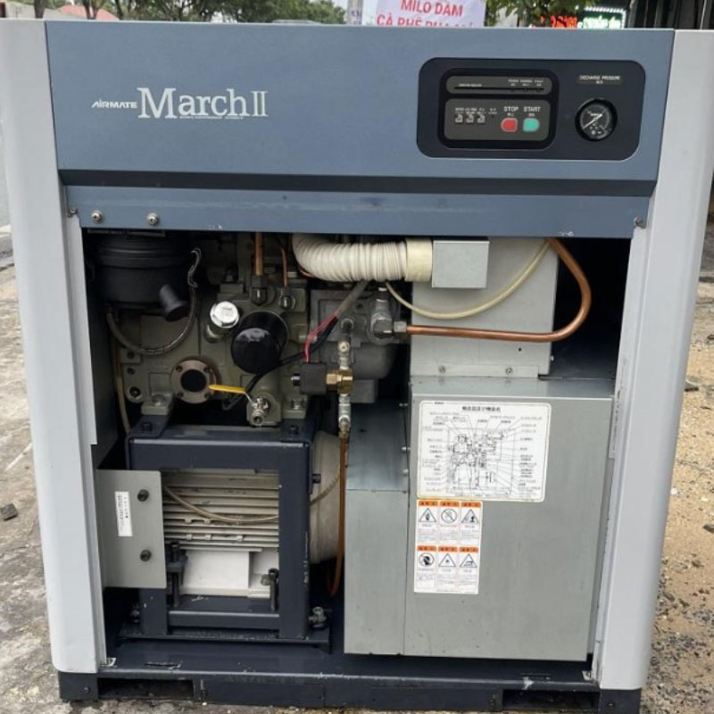 Các bộ phận bên trong máy nén khí trục vít 15 HP