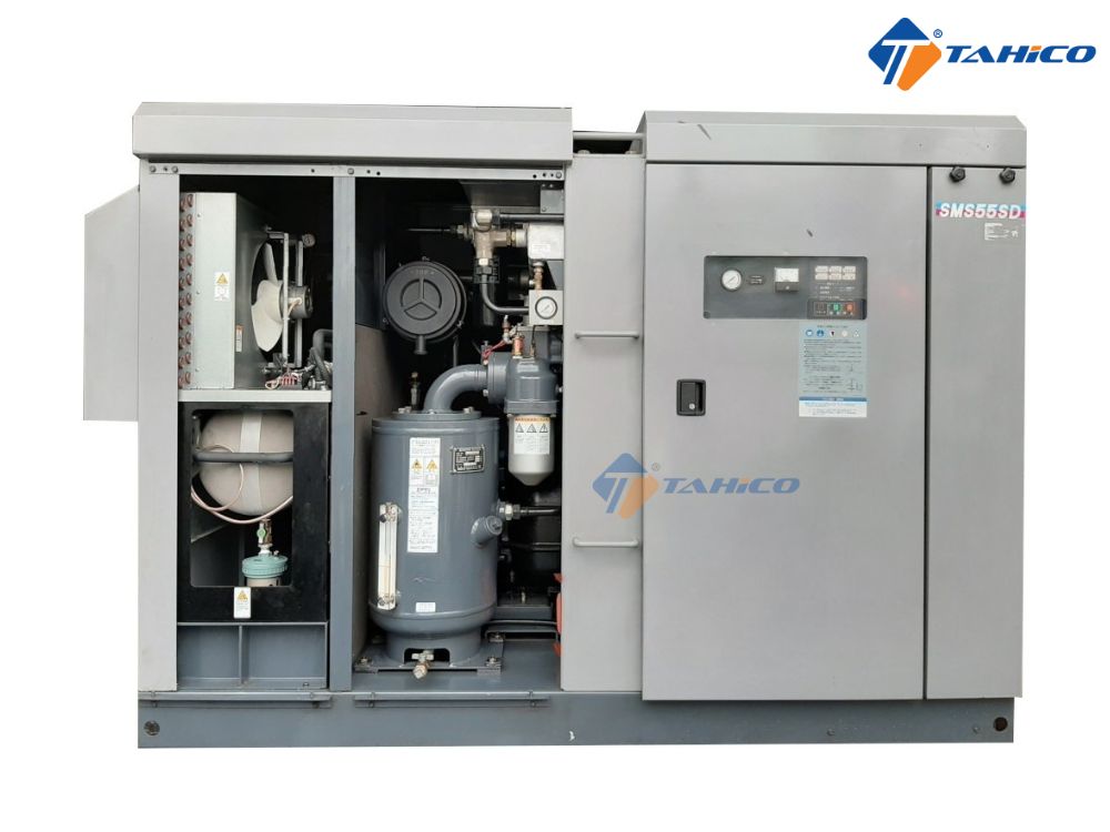 Máy nén khí trục vít Airman SMS55SD 55kw/75hp
