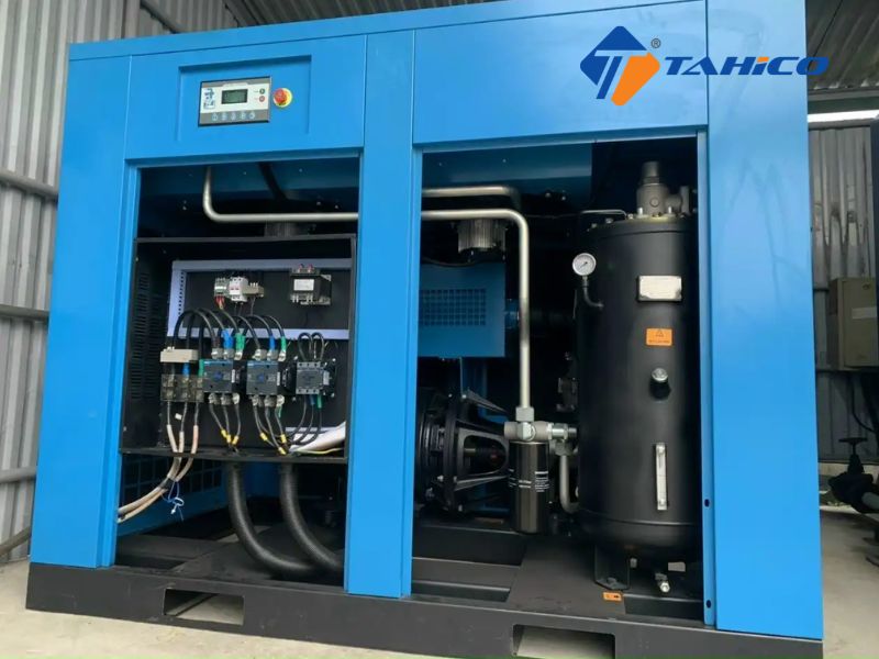 Máy nén khí trục vít biến tần 100HP