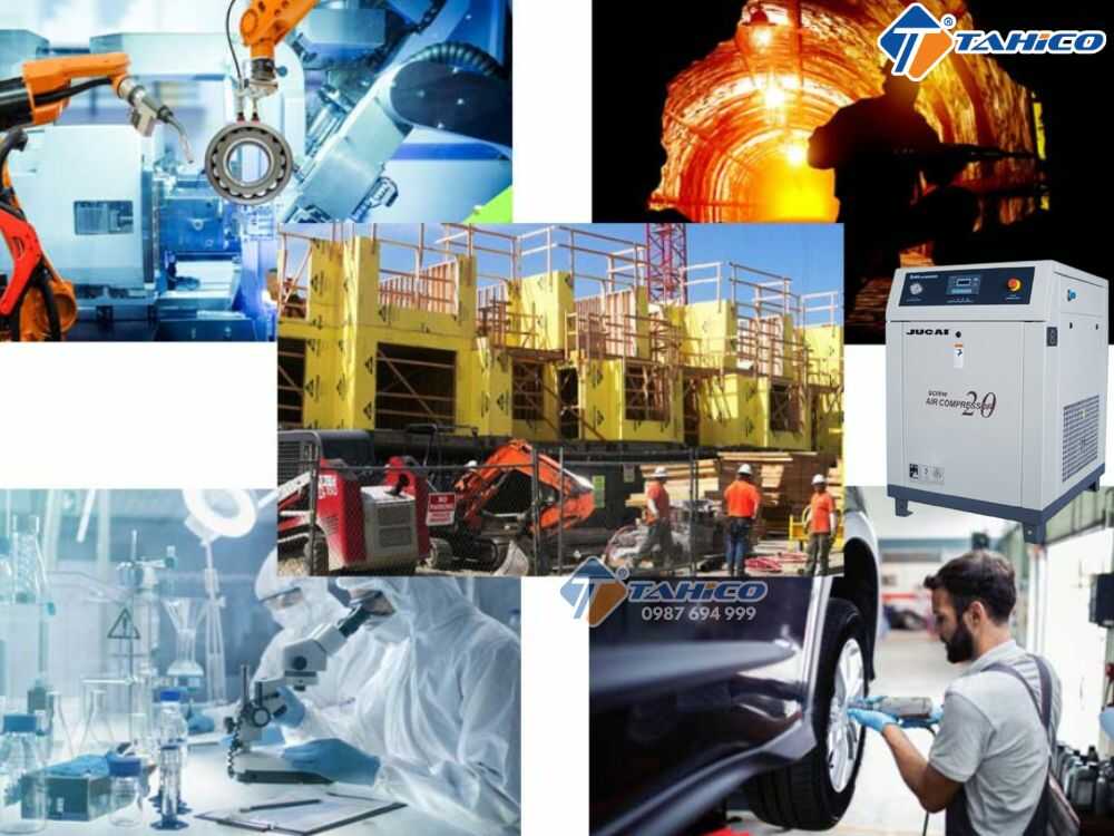 Máy nén khí trục vít có dầu Jucai 15kw | 7bar 8bar 10bar 12bar