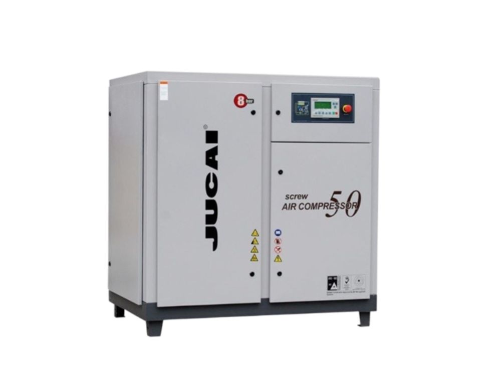 Máy nén khí trục vít có dầu Jucai 37kw | 7bar 8bar 10bar 12bar