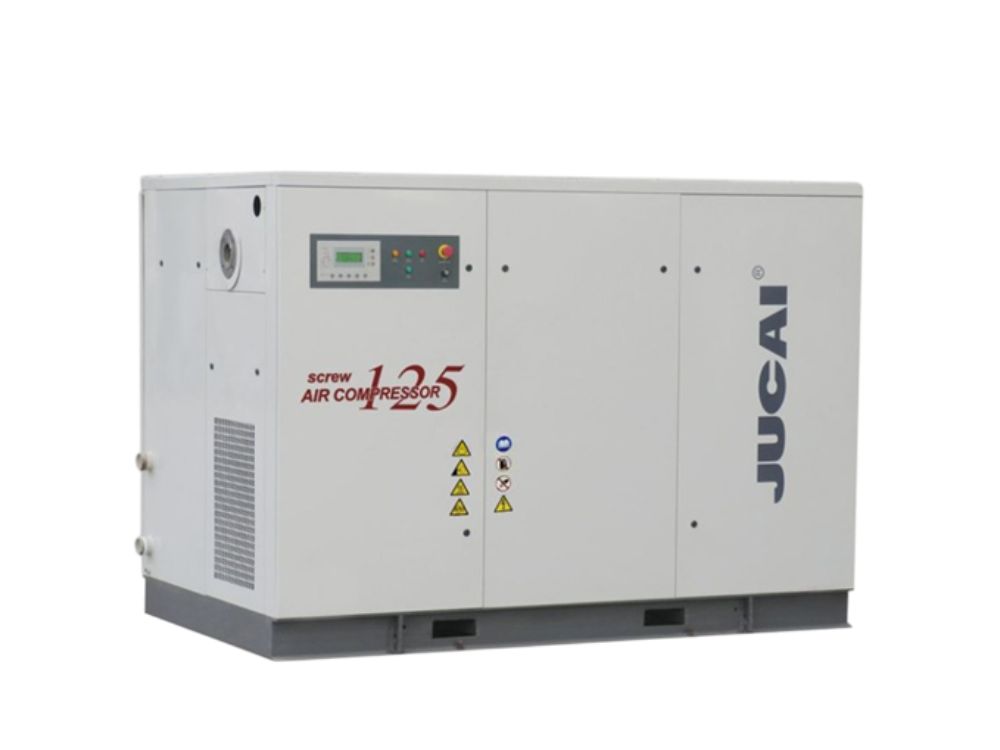 Máy nén khí trục vít có dầu Jucai 90kw | 7bar 8bar 10bar 12bar