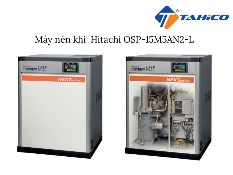 Máy nén khí trục vít ngâm dầu Hitachi OSP-15M5AN2-L