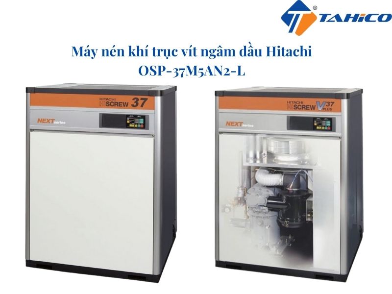 Máy nén khí trục vít ngâm dầu Hitachi OSP-37M5AN2-L