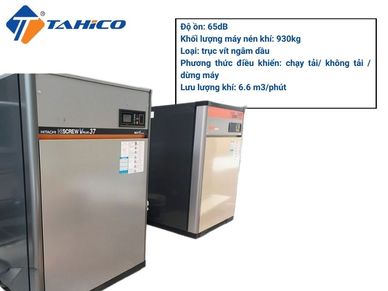 Máy nén khí trục vít ngâm dầu Hitachi OSP-37M5AN2-L