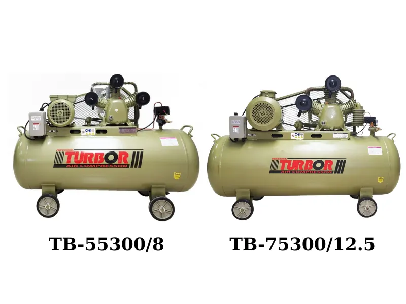 Máy nén khí Turbor TB-55300/8 | TB-75300/12.5 7.5hp, 300 lít | 8 bar và 12,5 bar